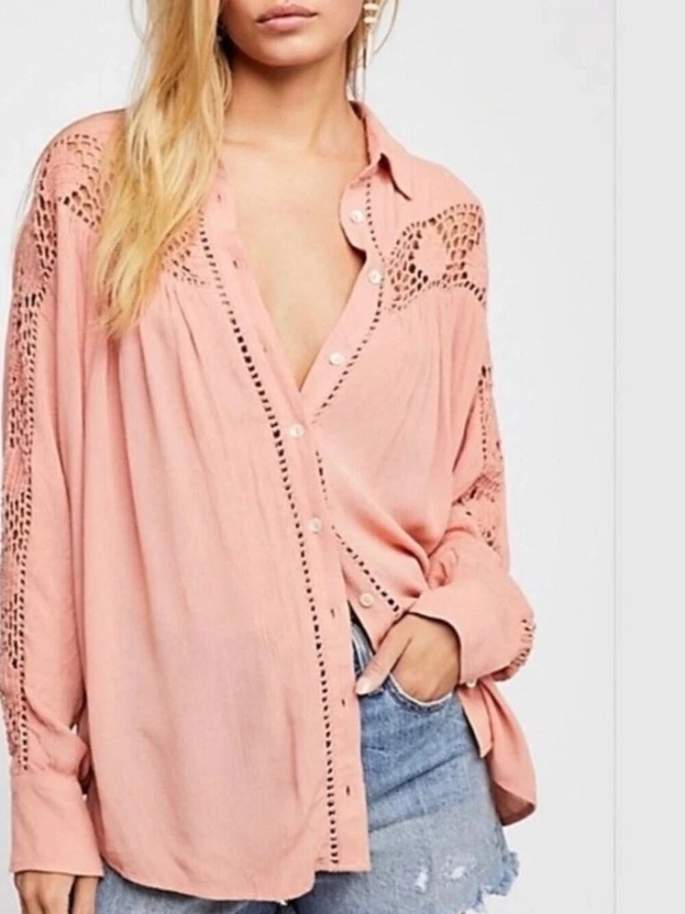 FREE PEOPLE women's blouse XS